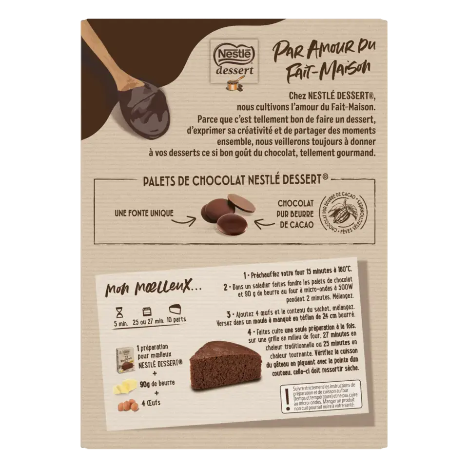 DESSERT Preparation Cake Soft Chocolate Box 10x344g FR
