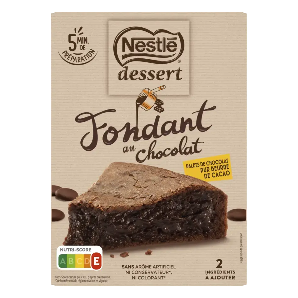 DESSERT Preparation Cake Fondant Chocolate Box 10x317g FR