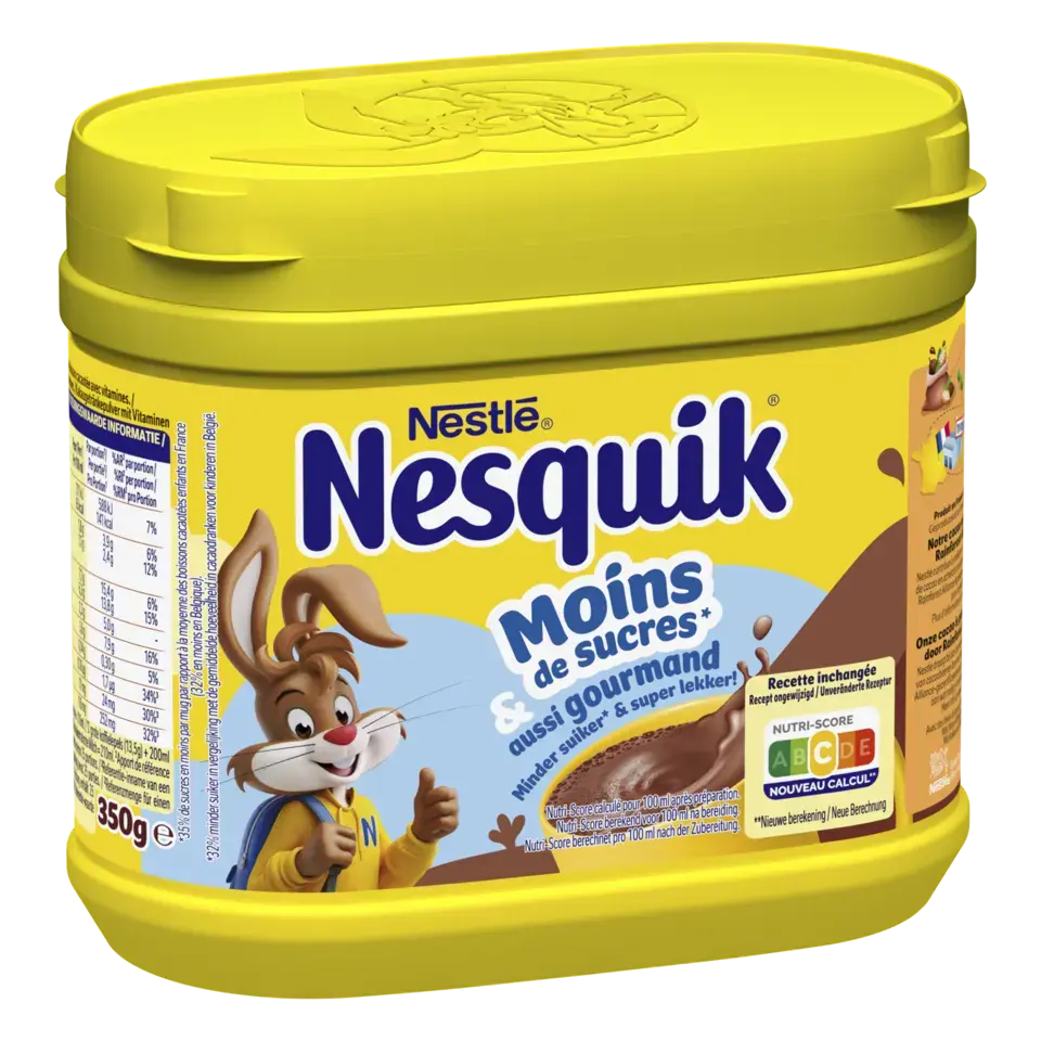 NESQUIK Less Sugar Plasticbox Tub 12x350g FR