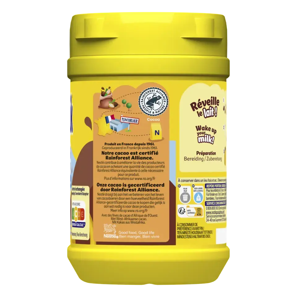 NESQUIK Less Sugar Plasticbox Tub 12x350g FR