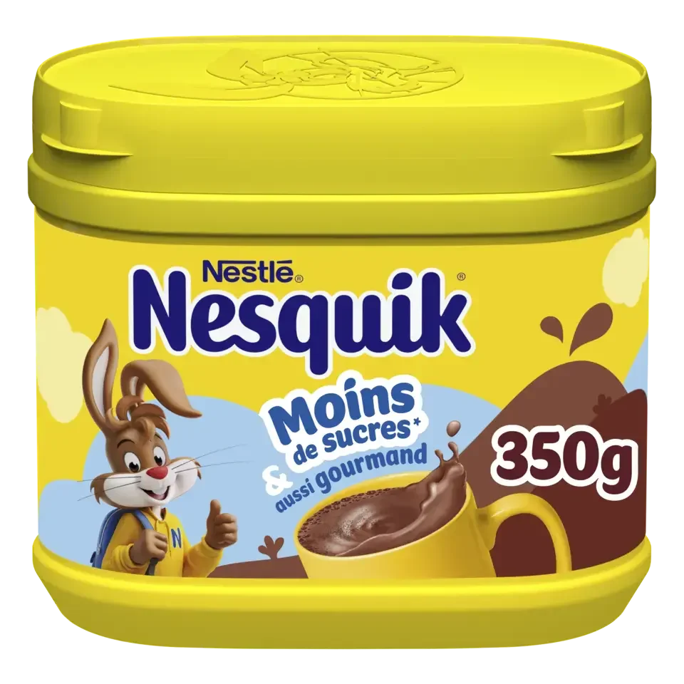 NESQUIK Less Sugar Plasticbox Tub 12x350g FR