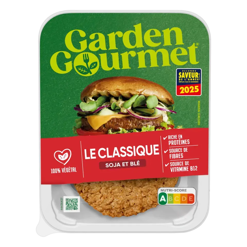 GARDEN GOURMET Vegan Burger Peel Pack 48x172.5g FR