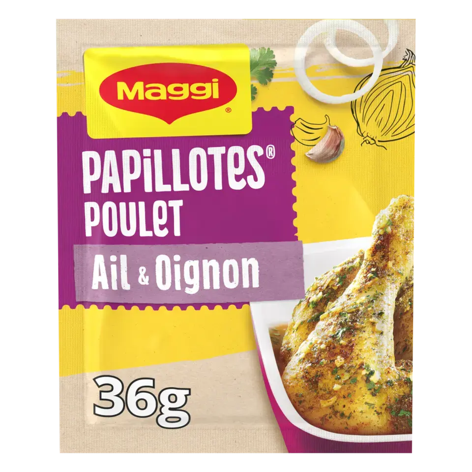 MAGGI Juicy Chicken Garlic Sachet 16x36g FR