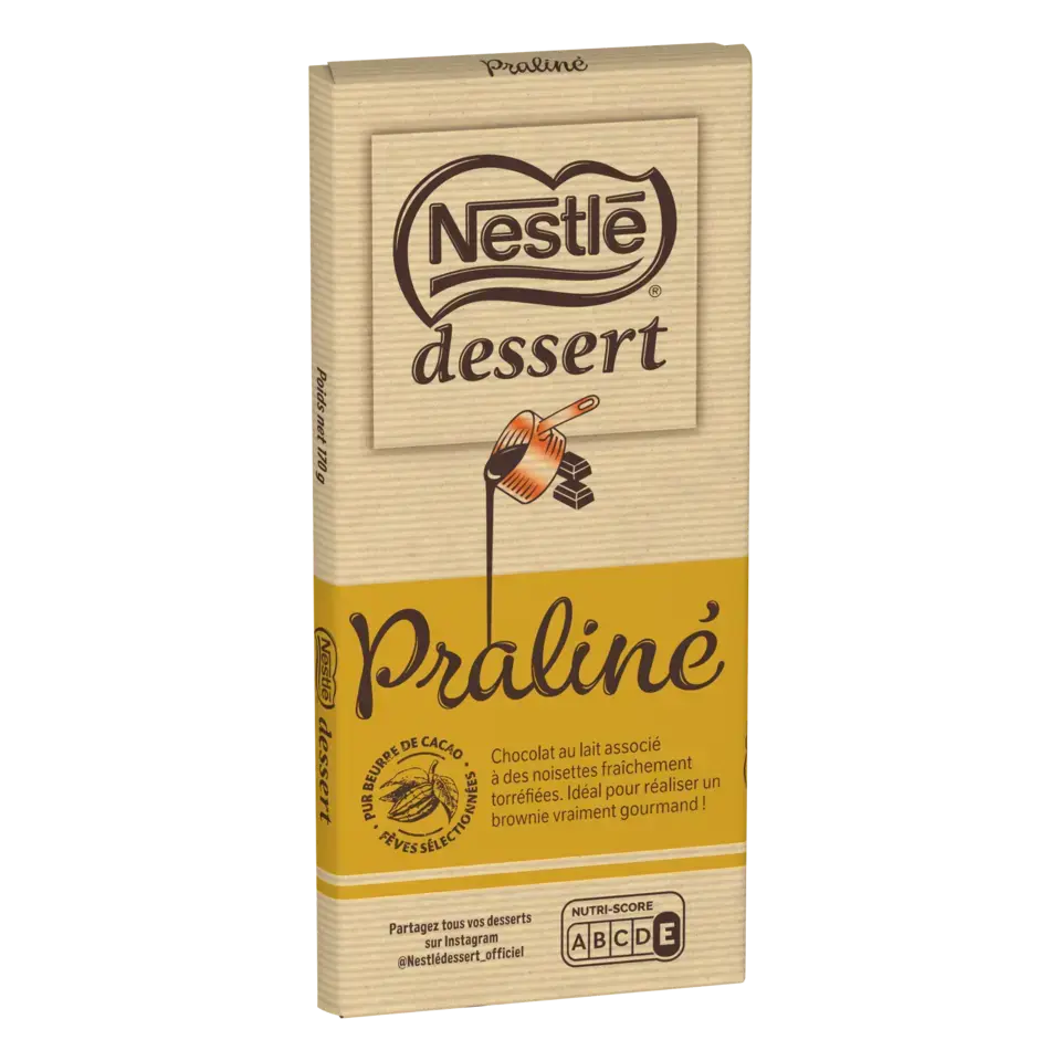 DESSERT Praline Milk Wrapper 20x170g FR