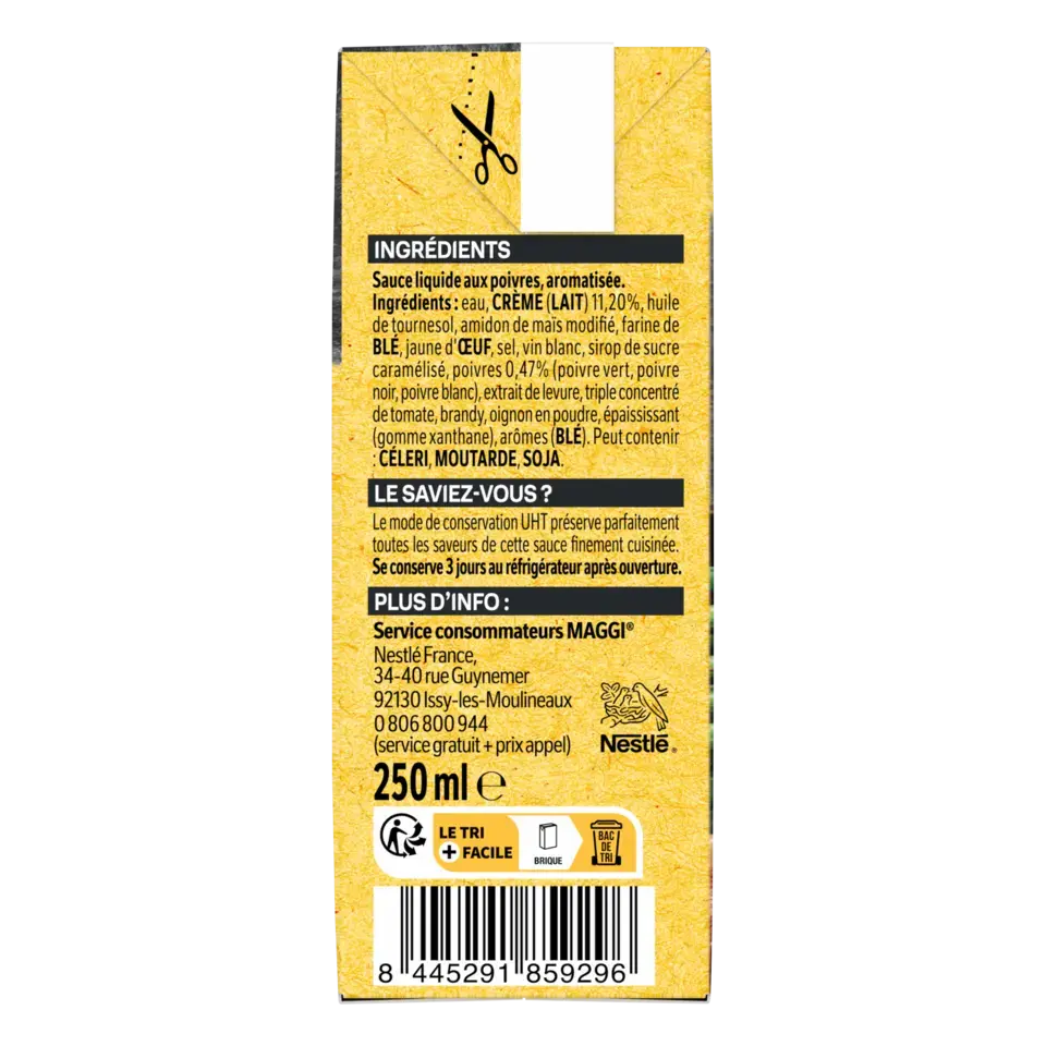 MAGGI Ma Sauce Fine Pepper Carton 12x250ml FR