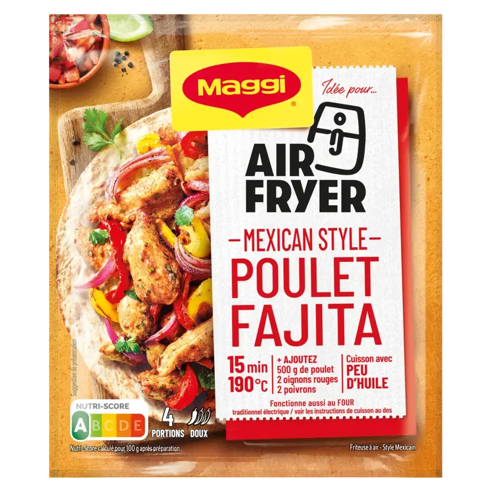 MAGGI Air Fryer Wrap It Fajita Pouch 27g FR