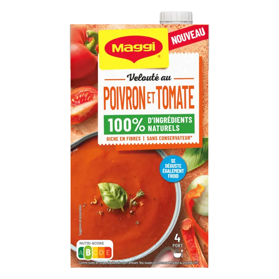 MAGGI Liquid Soup Tomato Red Pepper Brick 6x1L FR
