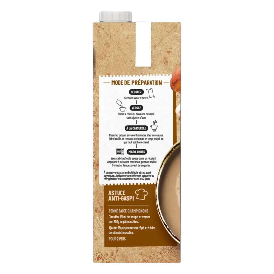 MAGGI Liquid Soup Mushroom Brick 6x1L FR
