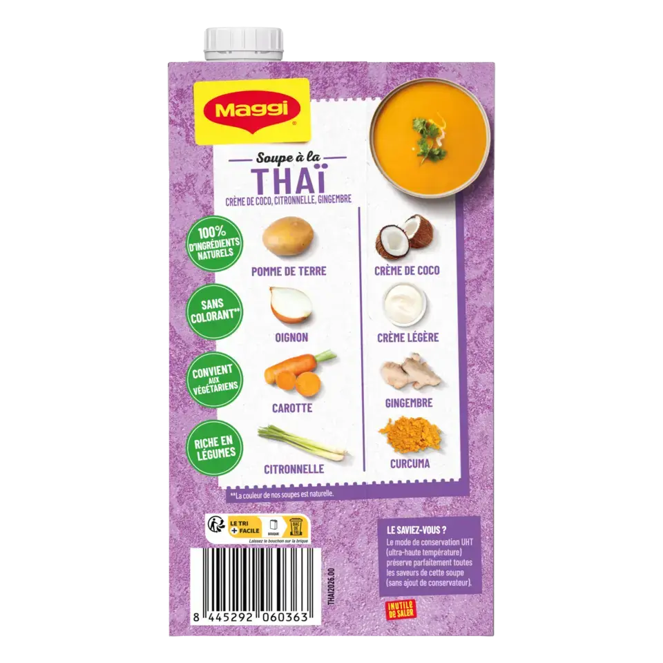 MAGGI Liquid Soup Thai Brick 6x1L FR