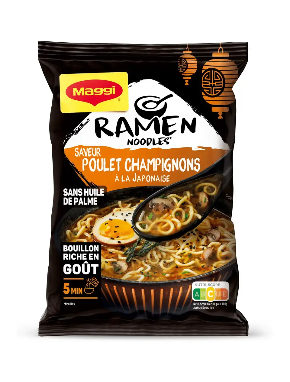 MAGGI Ramen Noodle Chicken Pouch 10x90g FR