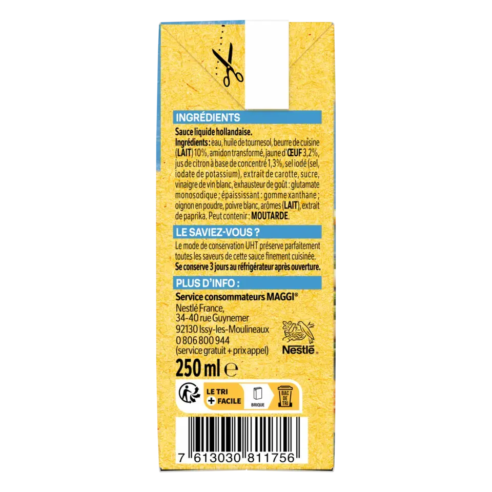 MAGGI Ma Sauce Fine Hollandaise Carton 12x250ml FR
