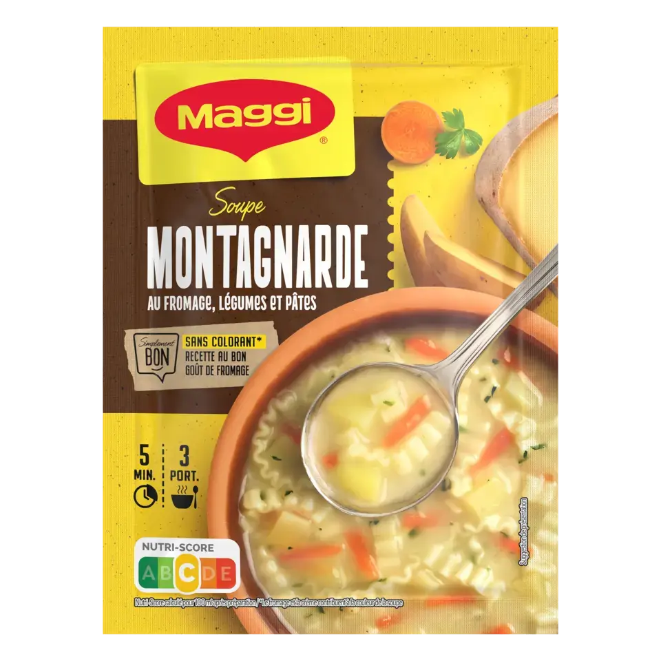 MAGGI SAVEUR A L'ANCIENNE Soup Montagnard Pouch 14x78g FR