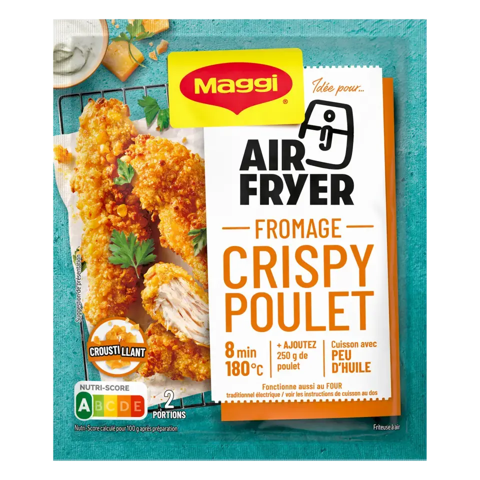 MAGGI Air Fryer Cheese Crispy Sachet 16x44g FR