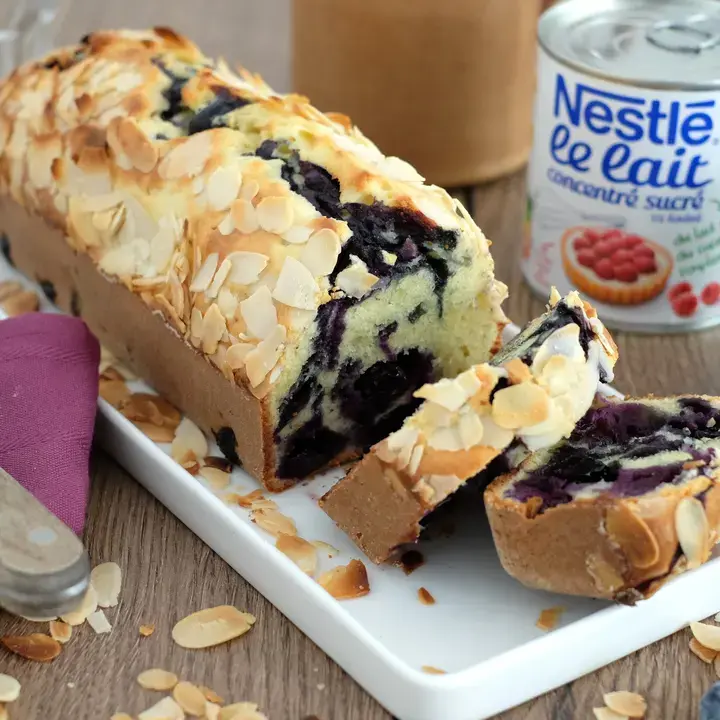 Cake aux myrtilles