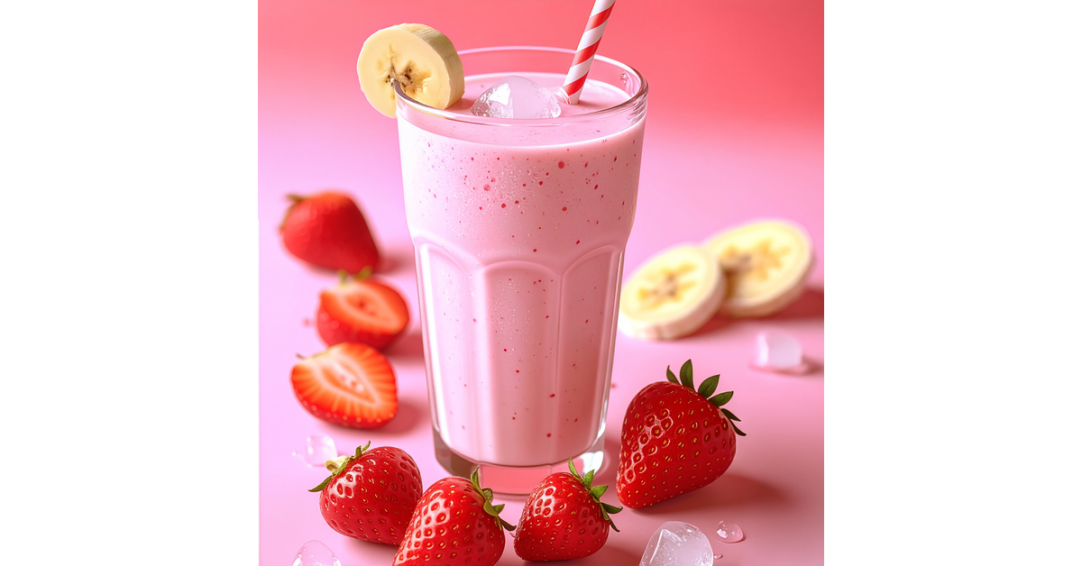 Milkshake banane Nesquik® saveur fraise