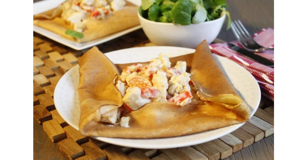 Crêpes au poulet