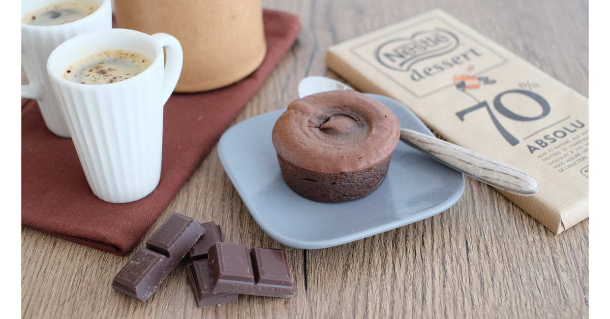 Fondant au chocolat Noir 70%