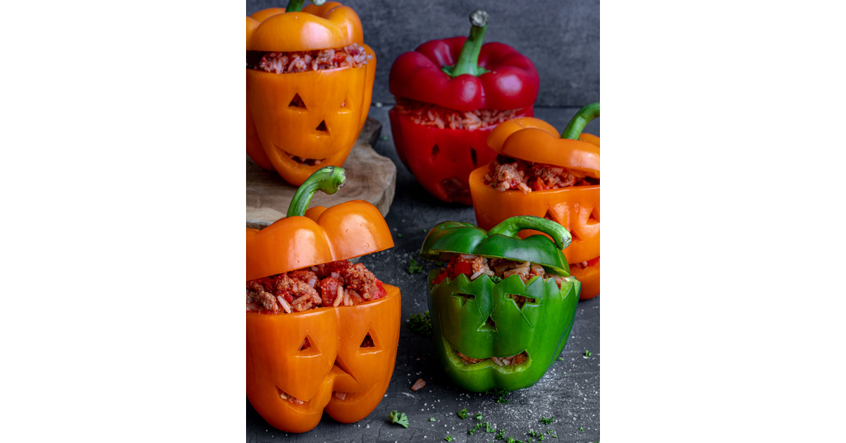 Famille de poivrons effrayants - Spécial Halloween