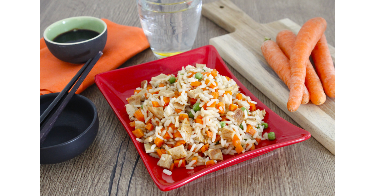 Riz végétarien façon cantonnais