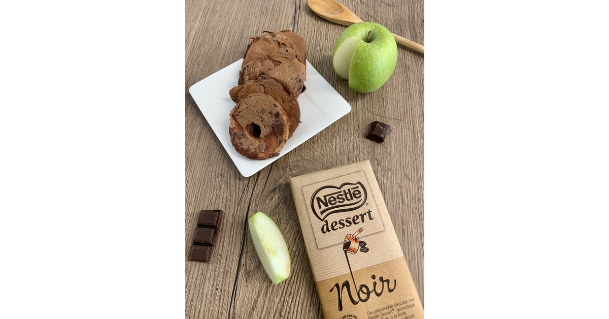 Pancakes pomme chocolat