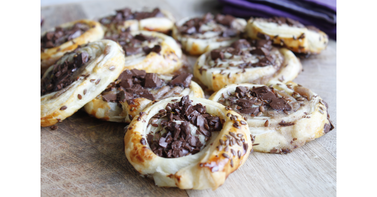 Roll's feuilletés marron chocolat
