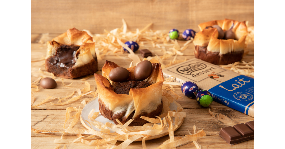 Nids croustillants au chocolat au lait