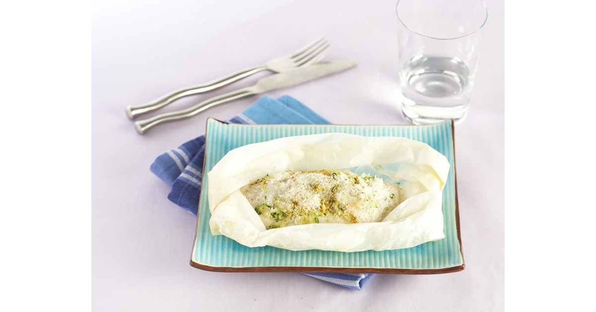 Curry de poulet en papillote