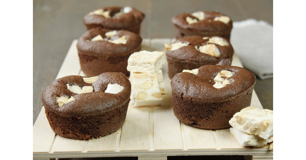 Moelleux chocolat nougat
