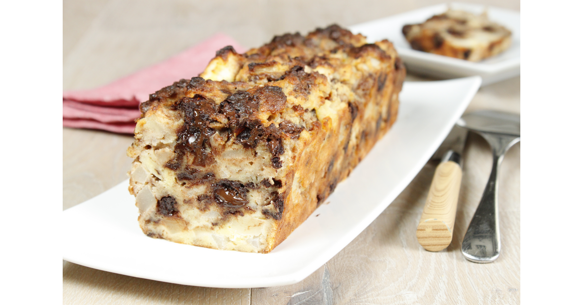 Cake poire pépites de chocolat sans farine