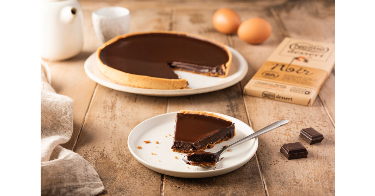 Tarte au chocolat noir