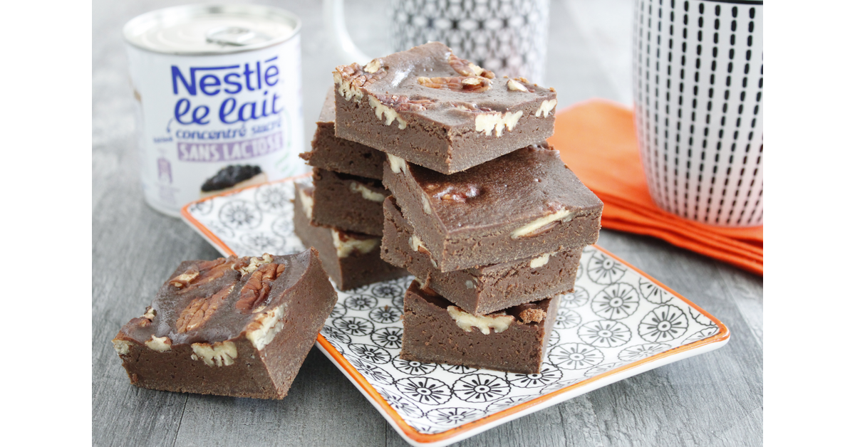 Brownie sans lactose Thermomix