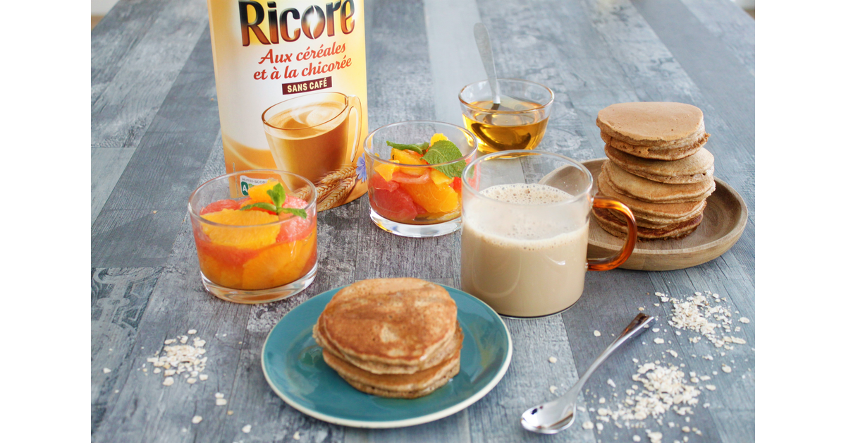 Pancakes avec RICORÉ® aux céréales, Chicorée & Céréales solubles et sirop d'agave