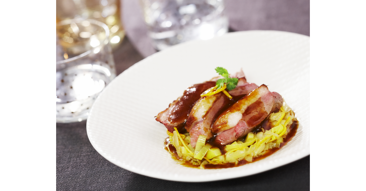 Magrets de canard à l'orange