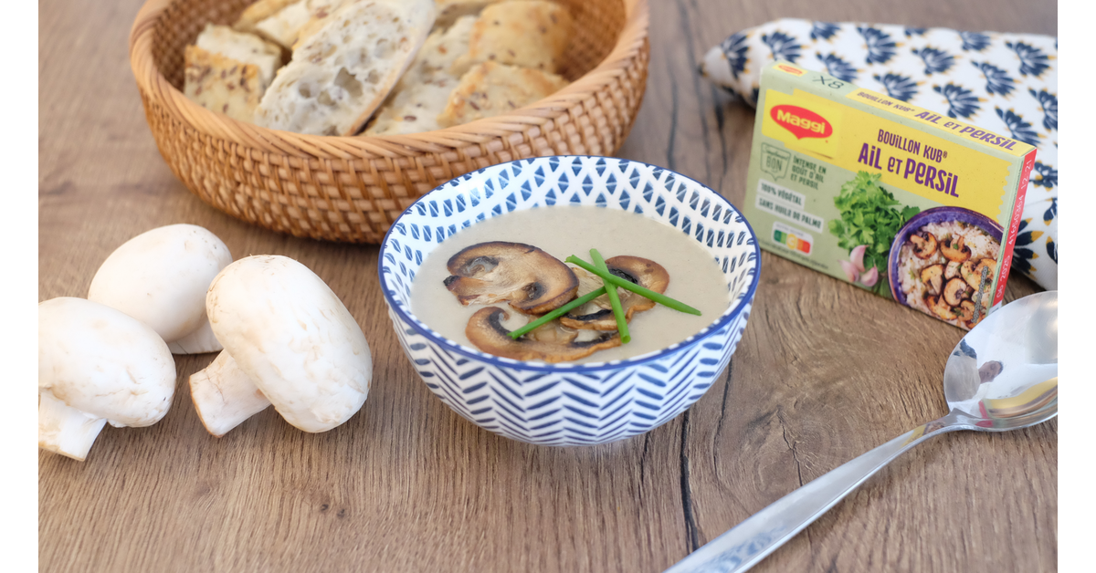 Velouté de champignons anti gaspi