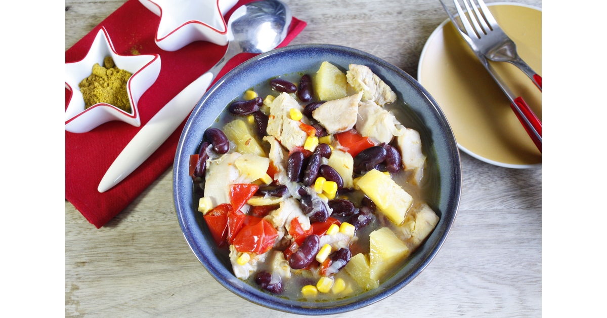 Poulet ananas maïs Cookeo