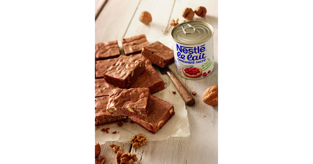Brownie au lait concentré sucré