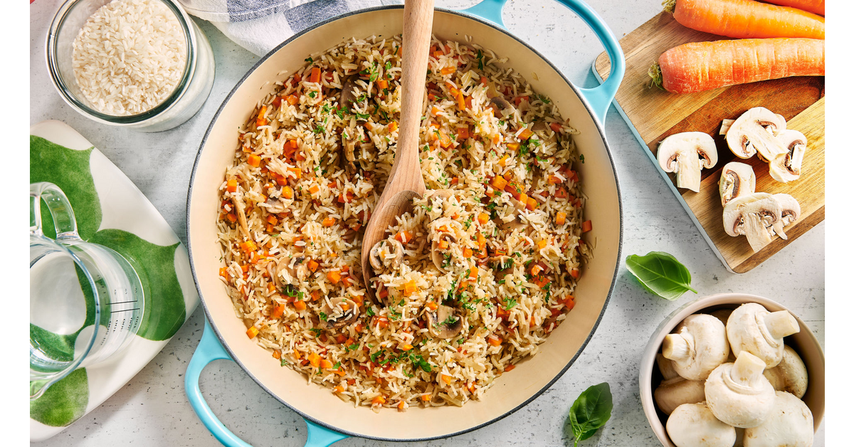 Riz pilaf carottes champignons
