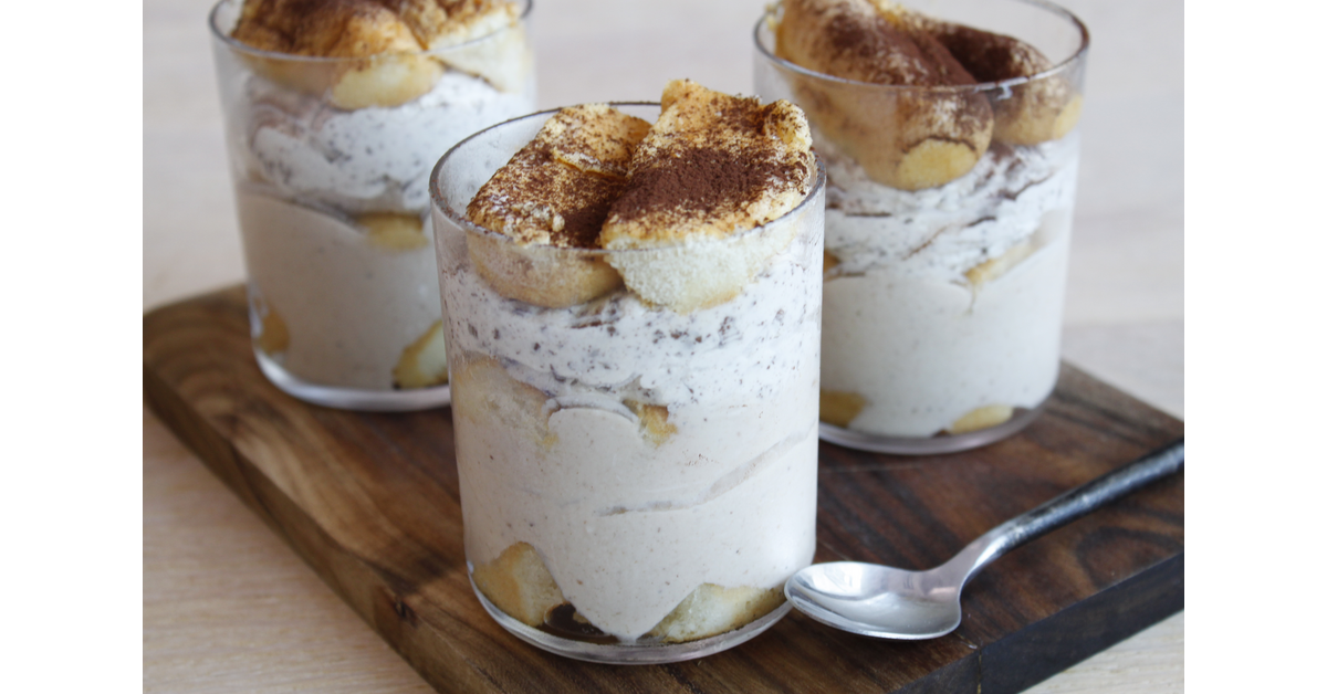 Tiramisu marron chocolat Noir 70%