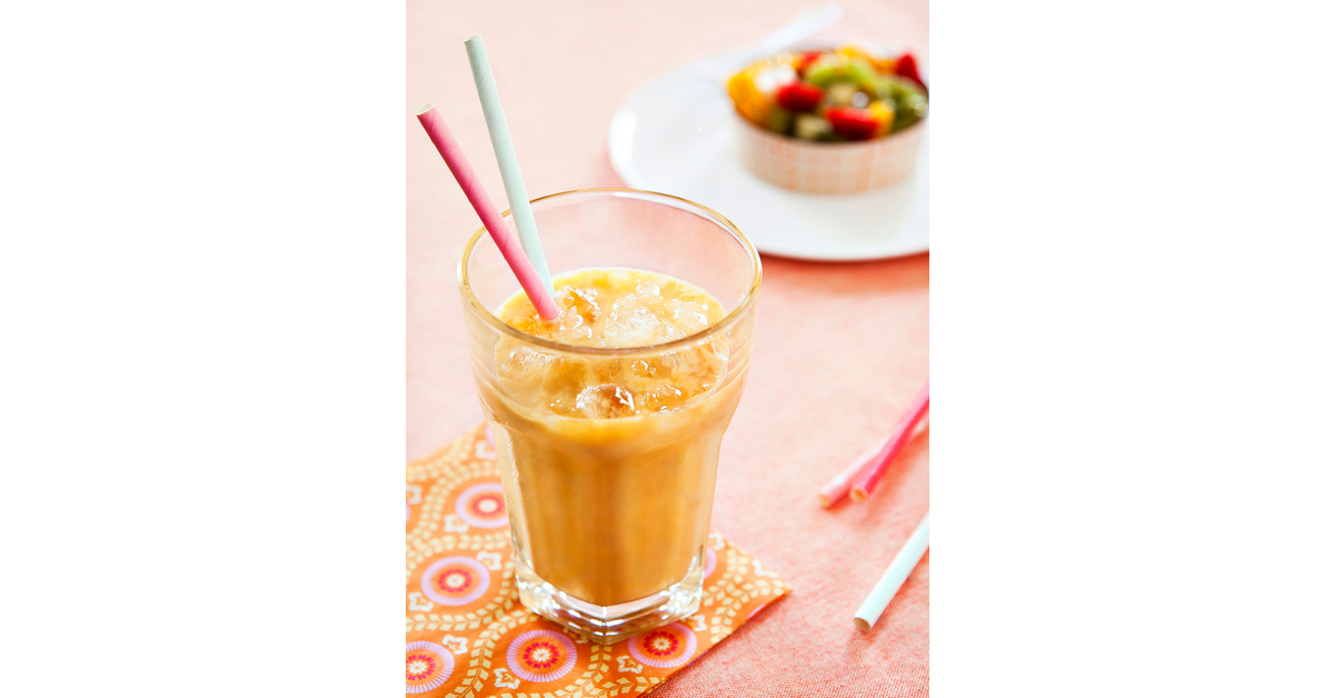 Smoothie RICORÉ® au Lait, Café & Chicorée mangue fleur d'oranger