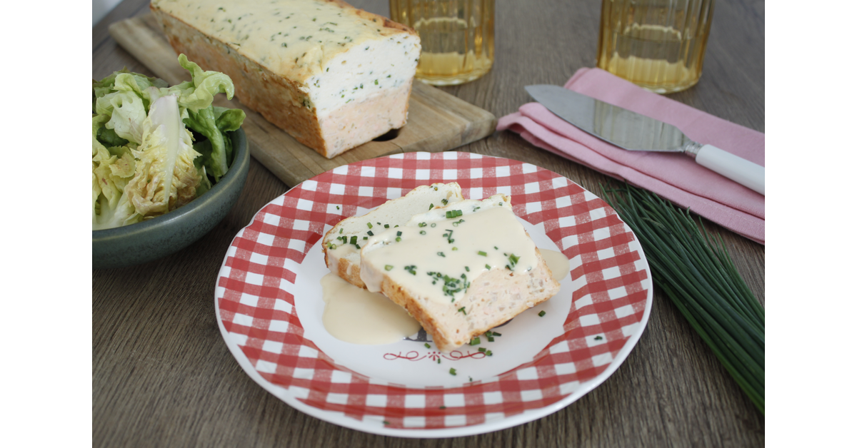 Pain de poisson sauce beurre blanc
