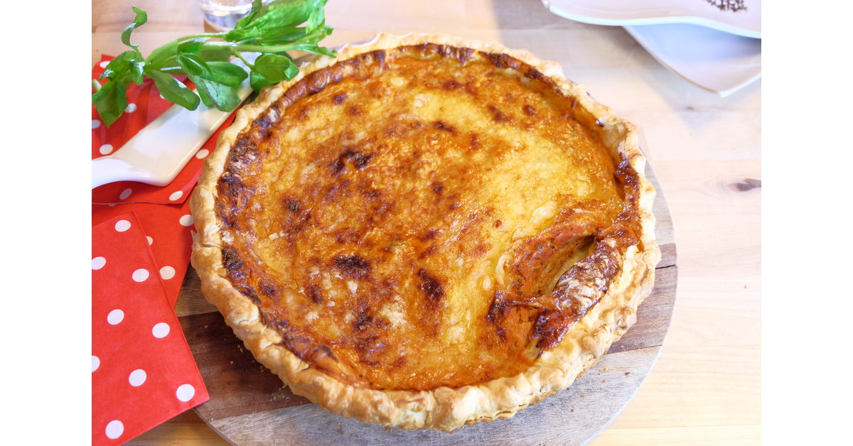 Quiche au Reste de sauce bolognaise