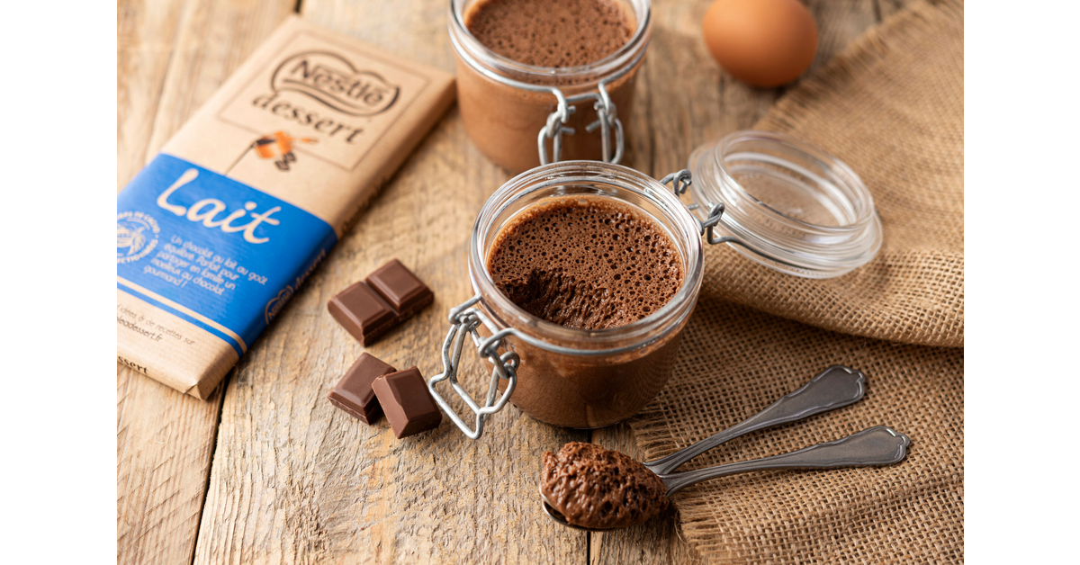 Mousse au chocolat au lait