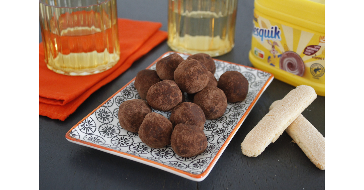 Truffes biscuitées Nesquik