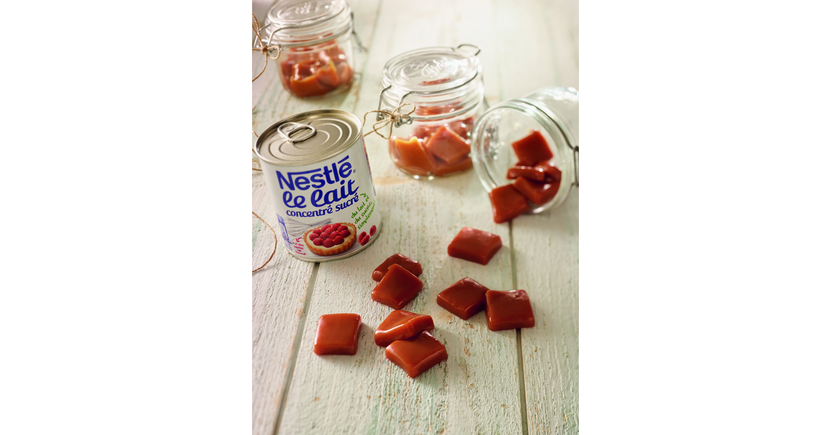 Caramels mous au lait concentré sucré