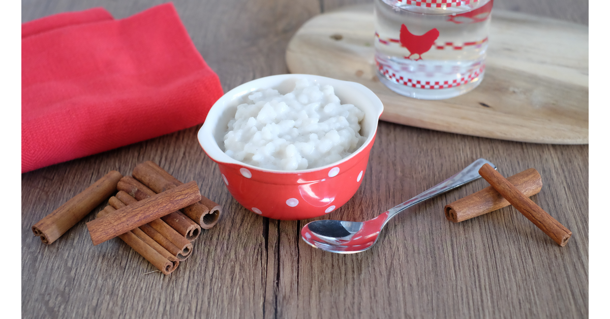 Crème de riz à la cannelle