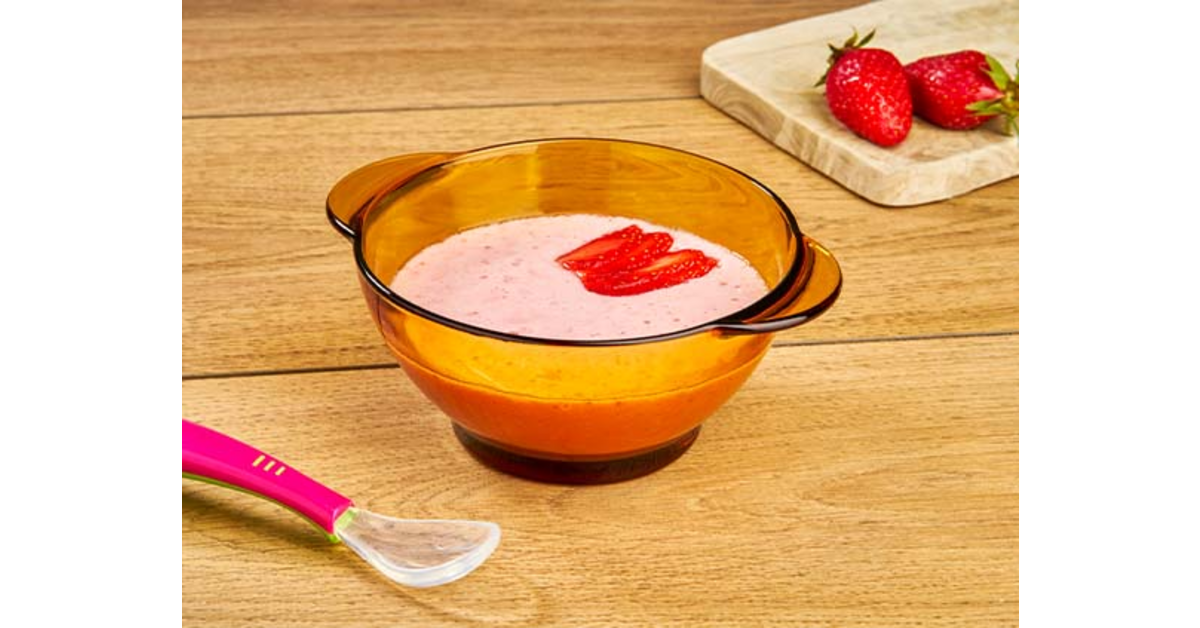 Recette purée fraises poires pour bébé