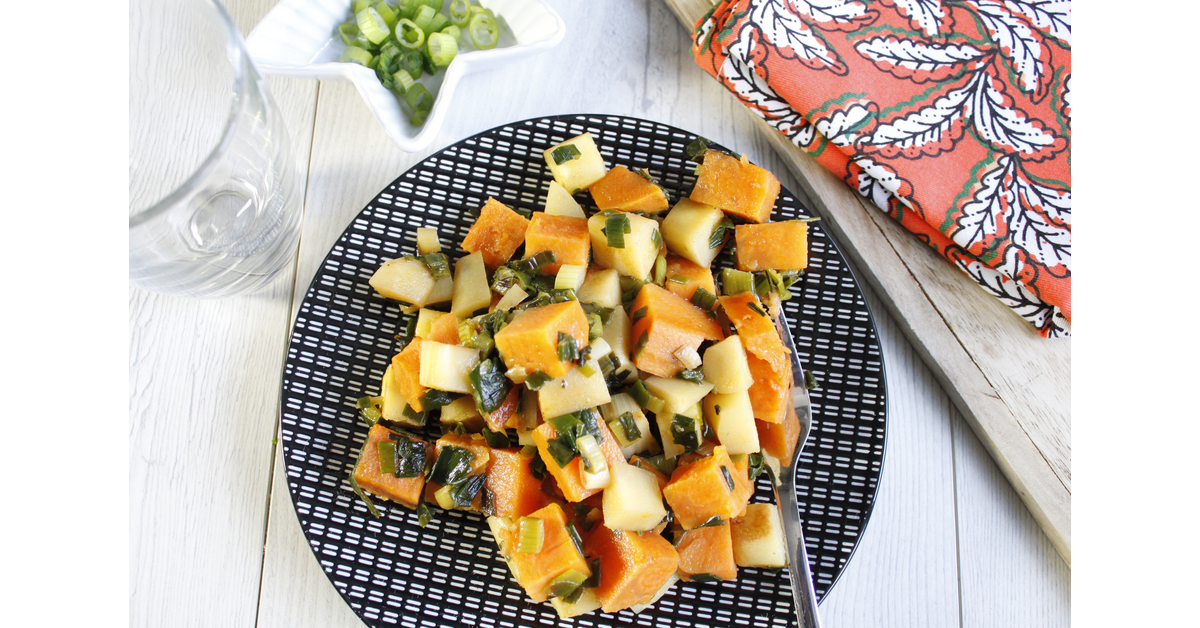 Poelée de légumes d'automne aux lardons