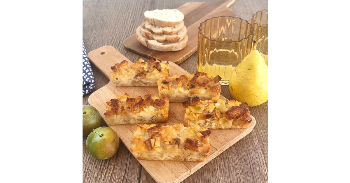 Mini pudding aux prunes et poires anti gaspi