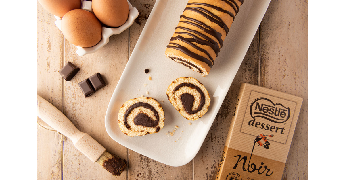 Roulé au chocolat