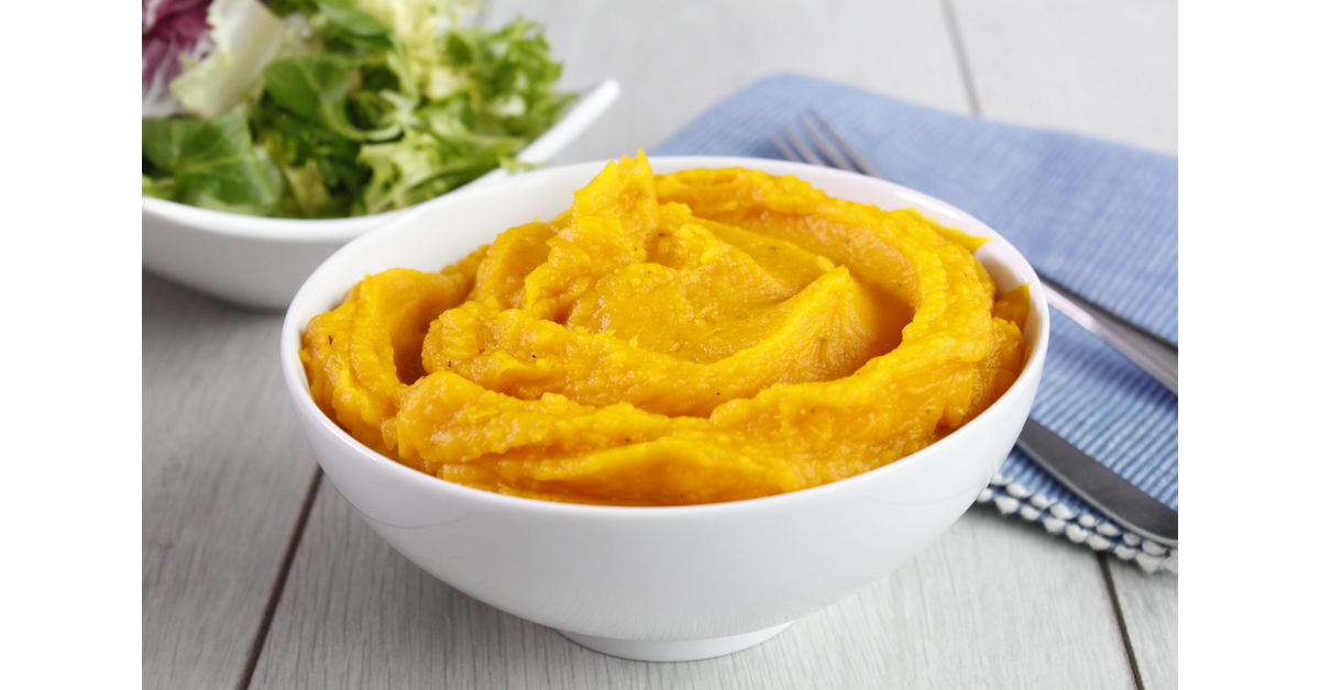 Purée de potimarron à l'oignon
